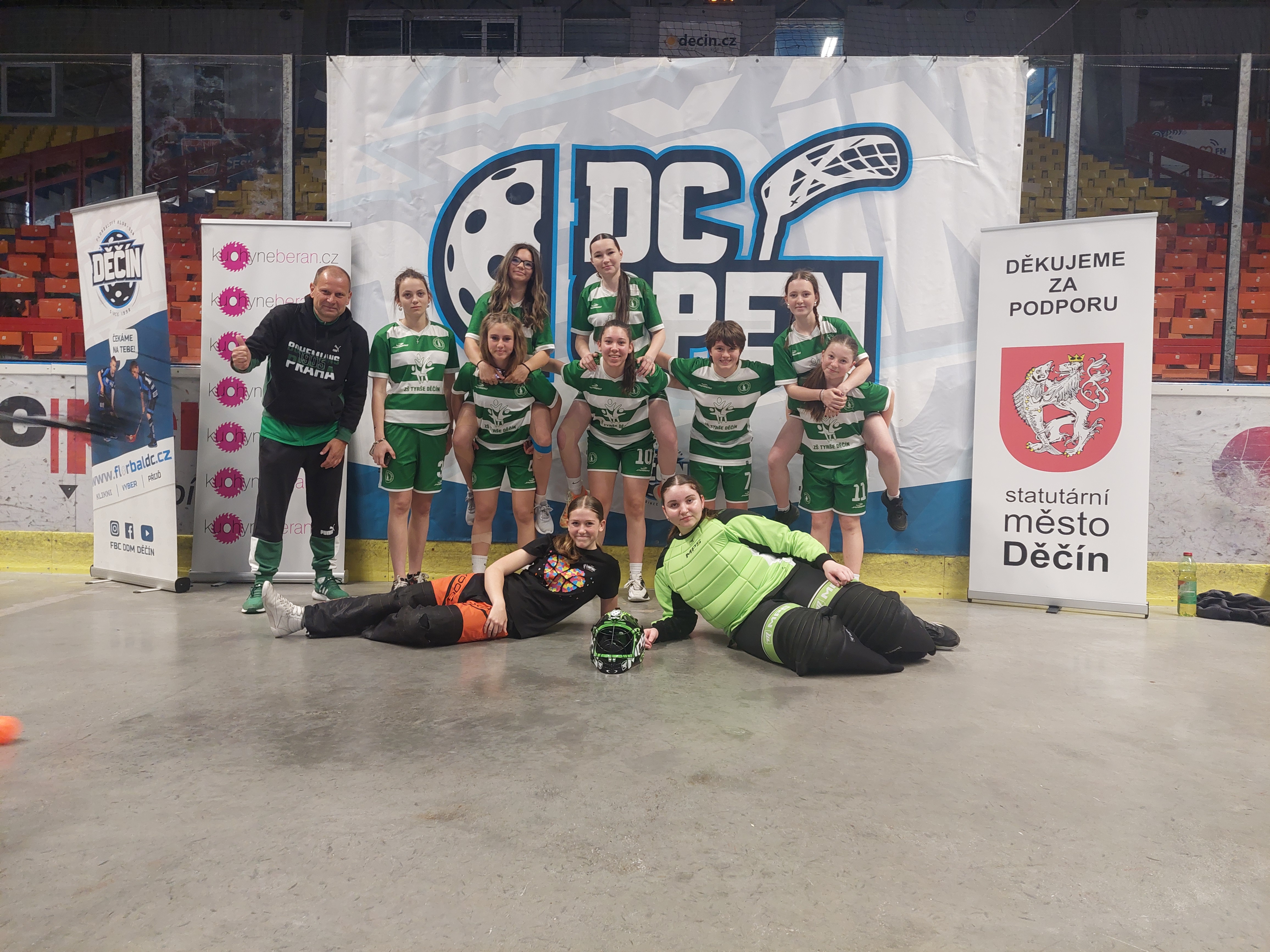 Naše florbalistky zlaté na DC Open